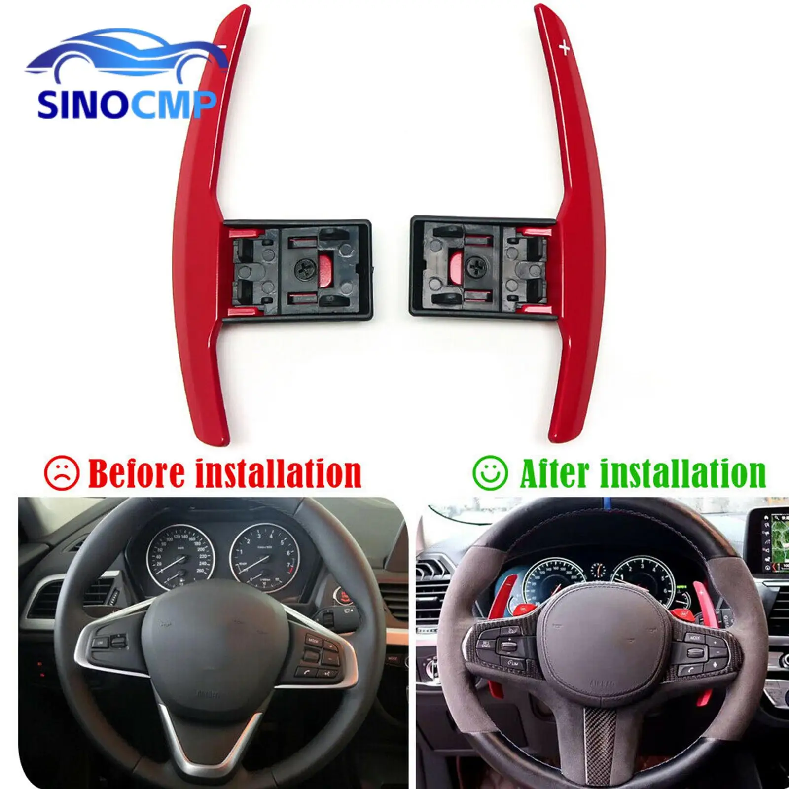 

Steering Wheel Paddle Shift for BMW 1 2 3 4 SeriesF20 F22 F30 F31 F32 F10 F25 F15 F16 F12 F10 Car Shift Paddle Shift Extension