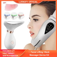 Electric V Face Shape Lifting Slimming Double Chin Reducer V Line Facial Lift Up Face Slimming Machine EMS Neck Lift Massager