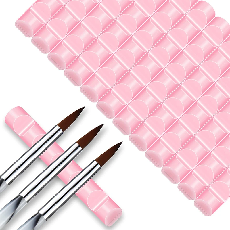 

6pcs Nail Pen Holders Makeup Brush Organizer Nail Brush Holder Stand Acrylic Nail Painting Pen Brush Stand for Manicure Tools