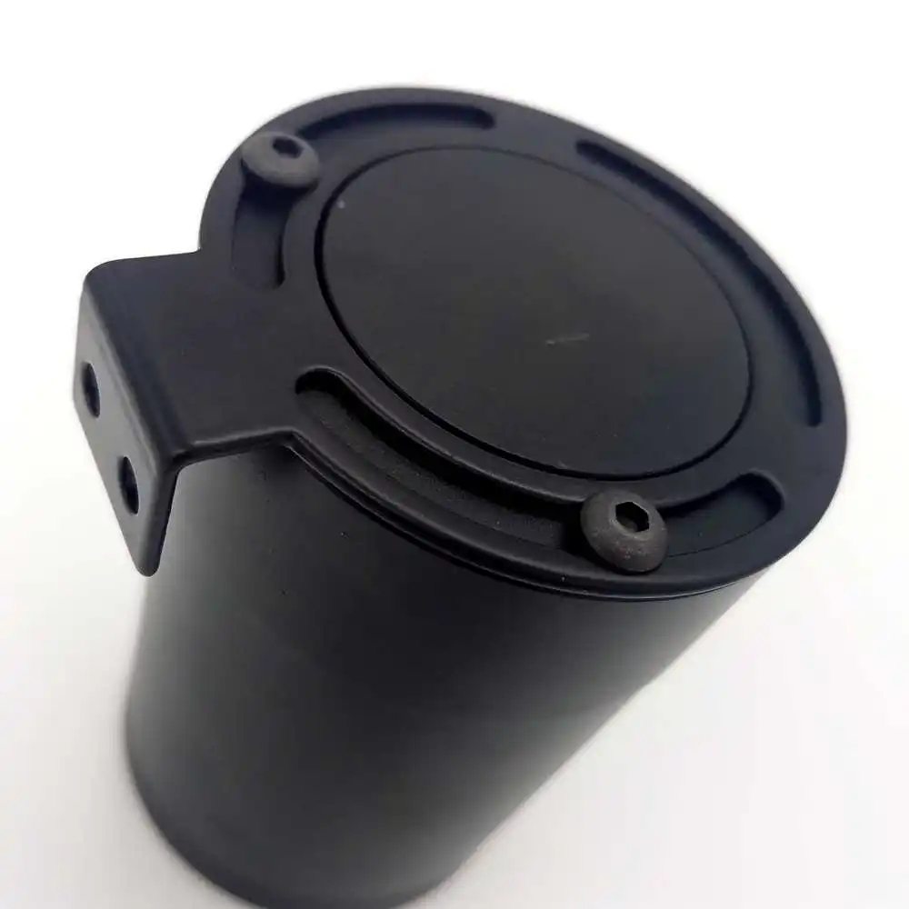Universal Oil Catch Can Aluminum Baffled Oil Catch Tank 3-Port Air-Oil Separator PCV Crank Case Breather