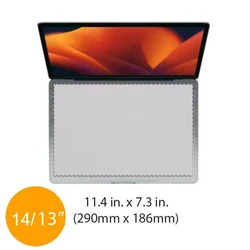 Premium Microfiber Screen and Keyboard Imprint Protection Cloth (For macbook 13 14)