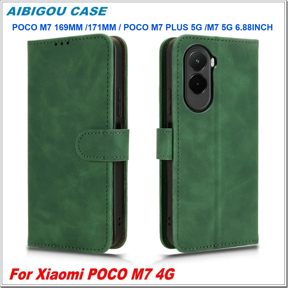 Luxury Leather Flip Wallet Case - Retro Skin with Magnetic Full Cover