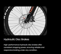 Vélo électrique HEZZO K9, moteur 1500W, batterie 52V21AH, cadre en fibre de carbone, pneus larges 26×4,5 pouces, frein à disque hydraulique, vélo électrique tout-terrain de montagne 5