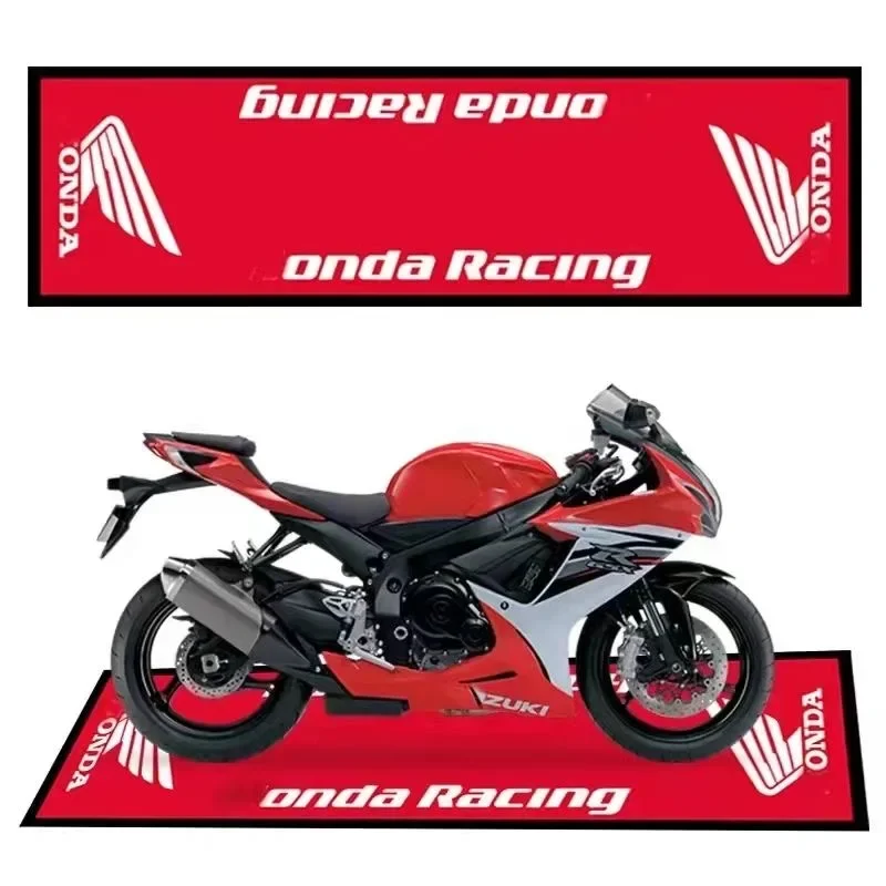 

Motorcycle Parking Mat Racing Cool Moto Display Carpet Yamaha R1 Carpets for Honda Kawasaki BMW Anti-slip Floor Decoration Rug