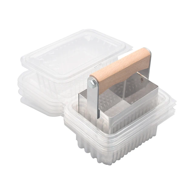 6 Cm*9 Cm -Es Méhészeti Méhméz Mézvágó Rozsdamentes Acél Méh Fésű Mézvágás Fa Fogantyú Szerszámmal - Image 6