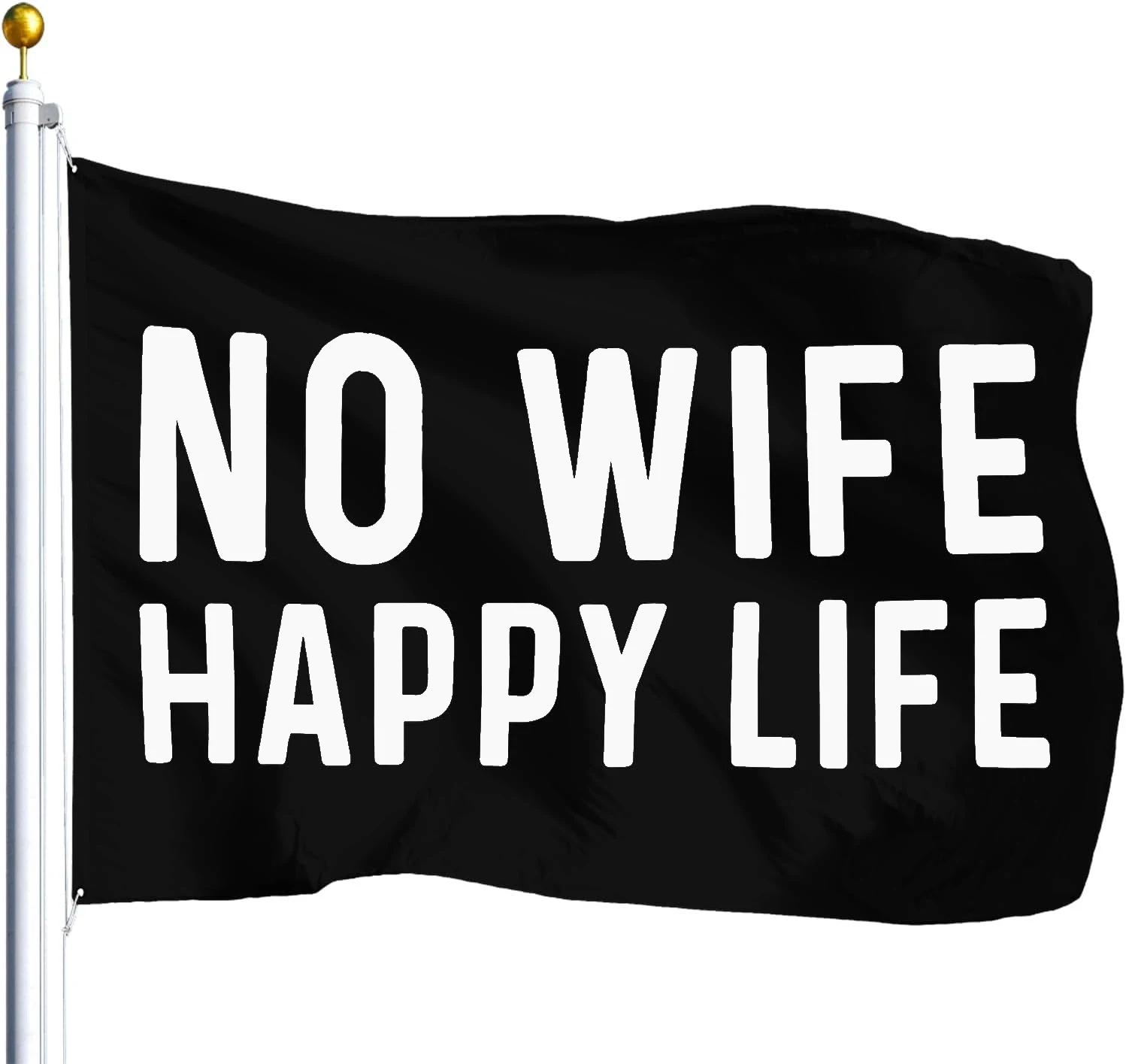 Флаги Flagnshow 100% полиэстер без жены счастливой жизни
