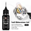 MEET ACROSS 12ml Nail Rhinestone Gel Glue Nail Supplies For Nails Charm 3D Nails Bling Gel  DIY Design Decoration Manicure 4