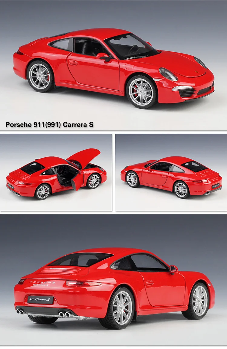 ミニカー Welly Porsche 911 (991) Carrera S 1/18 ミニカー Welly 1/18 Porsche 911 Carrera S Welly 2013 Porsche