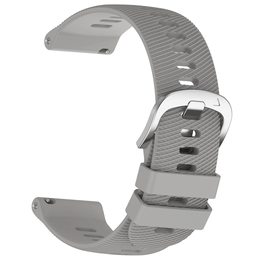 Two-Tone Silicone Watch Band - 20mm/22mm Adjustable Strap