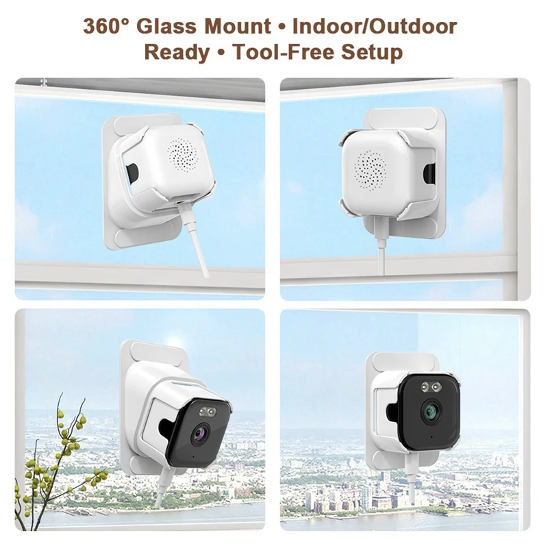 컬러 야간 투시 기능이 있는 3MP 2K 창문 카메라, 듀얼 밴드 WiFi 2.4GHz 5GHz 홈 보안 카메라, 동작 및 인체 감지-VVNB