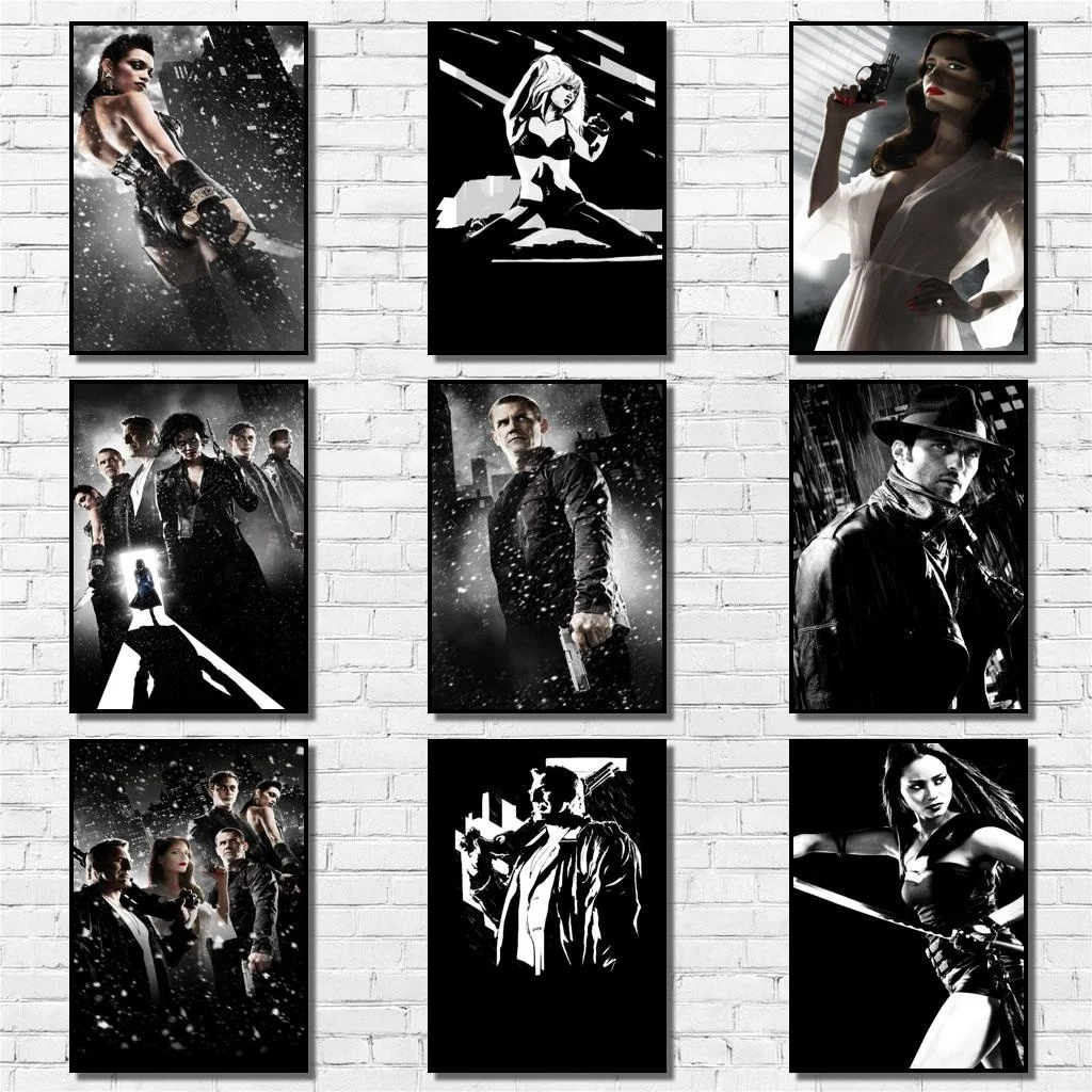 

Lot Style Choose Sin City A Dame To Kill Art Print Silk Poster Home Wall Decor