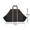 Firewood Log Carrier Sturdy Log Storage Tote for Barbecue Backpacking Travel 6