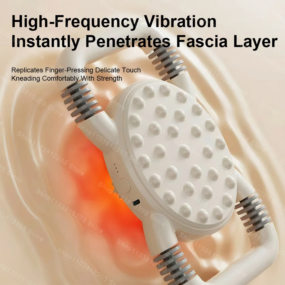 Vibration Fat-Burning Massager Home Exercise Waist Relaxation Muscle Stimulator for Waist Belly Full Body Slimming Massage