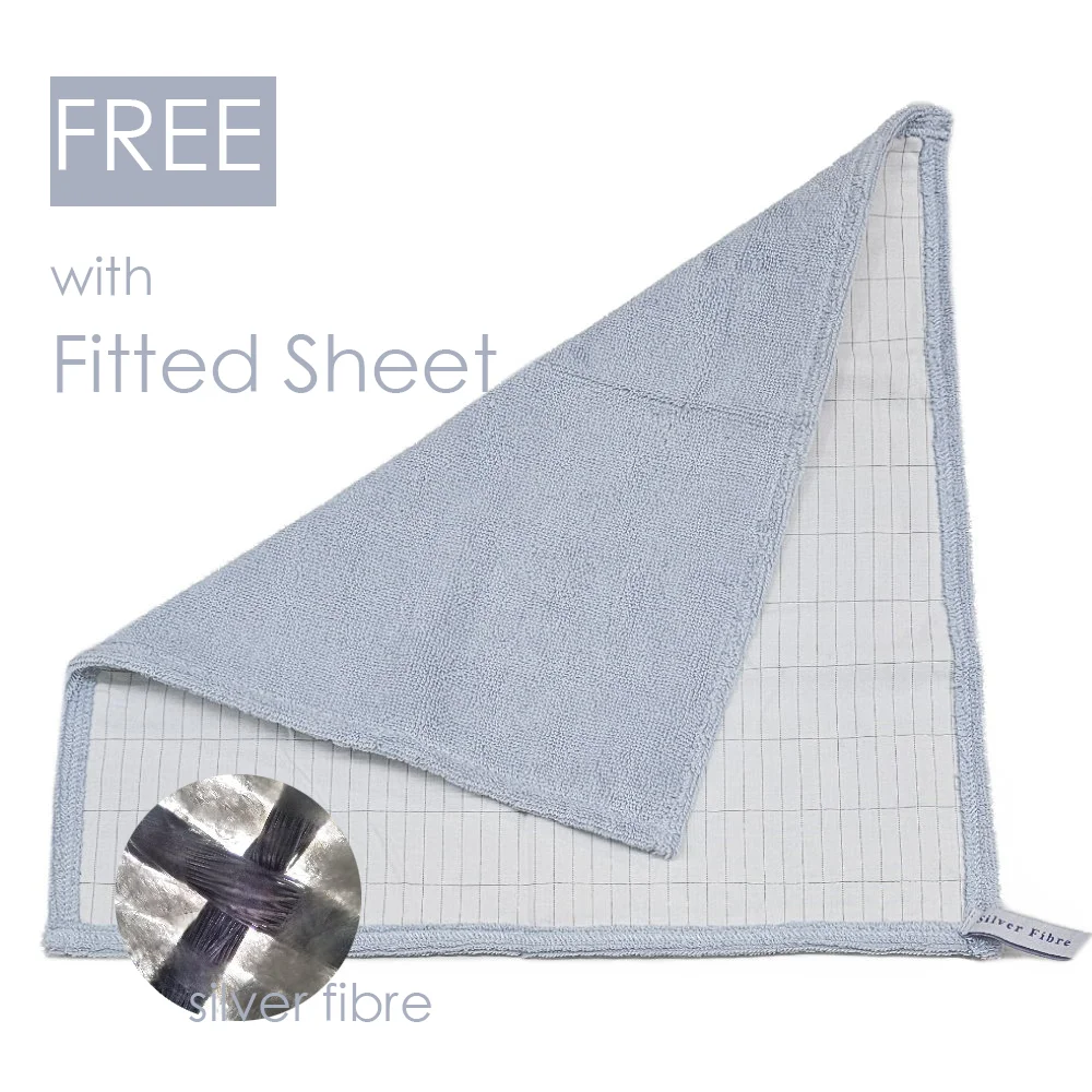 Earthing  Fitted sheet  Organic Cotton Conductive Silver yard EMF protection for Health earth balance Nature well Grounding cord 2