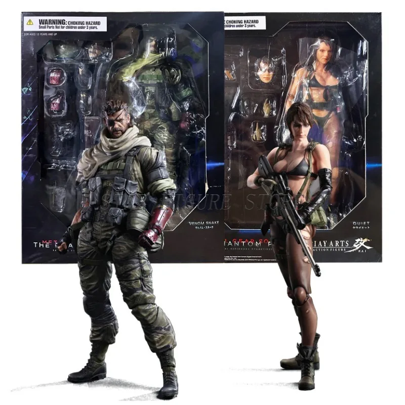 

27 см, металлическая шестерня, твердая змея, бесшумная экшн-фигурка из ПВХ, подвижная коллекция моделей, искусства, фигурка плискинга