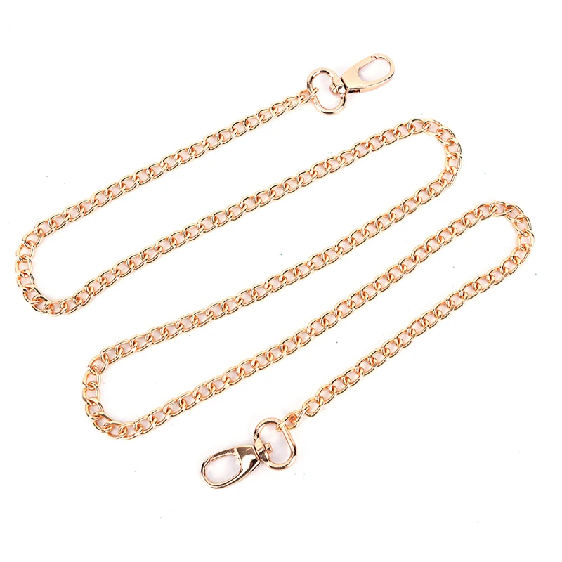 120cm Metal Wallet Chain Strap Handle Shoulder Crossbody Bag Handbag Detachable Shoulder Chain Strap Gold Plated Chain