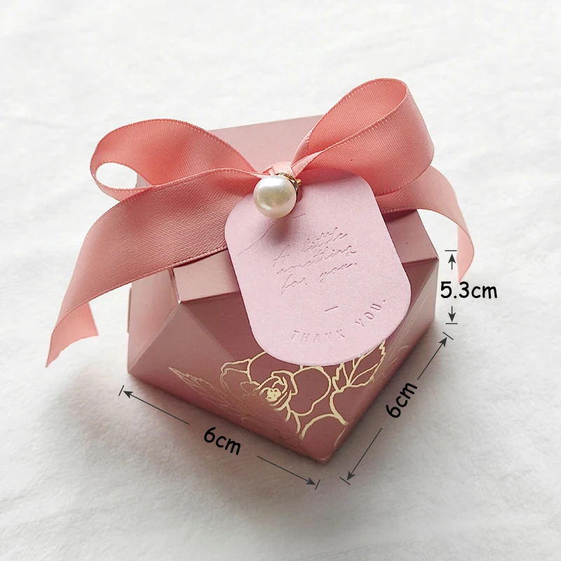 5Psc Gift Box Small Candy Boxes Paper Baby Shower Wedding Birthday  Christmas Favor Packing Ribbon Present Boxes Packaging Marble - AliExpress