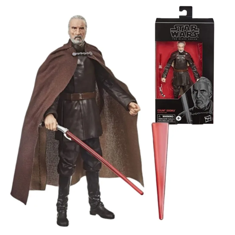New Original Star Wars The Black Series Count Dooku Movie E8072 Star Wars Anime Figure Model Toy Figuras Regali Per Ragazzi
