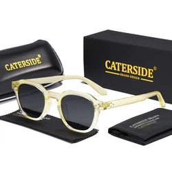 Retro Polarized Ultralight Sunglasses with TR90 Frame (LG36CA Light yellow)