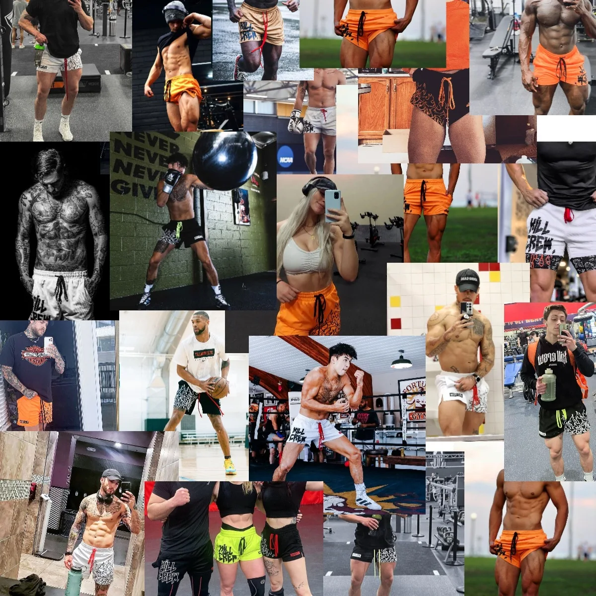 Shorts sports mesh quick drying leg training three part pants muscle fitness long-distance running basketball shorts
