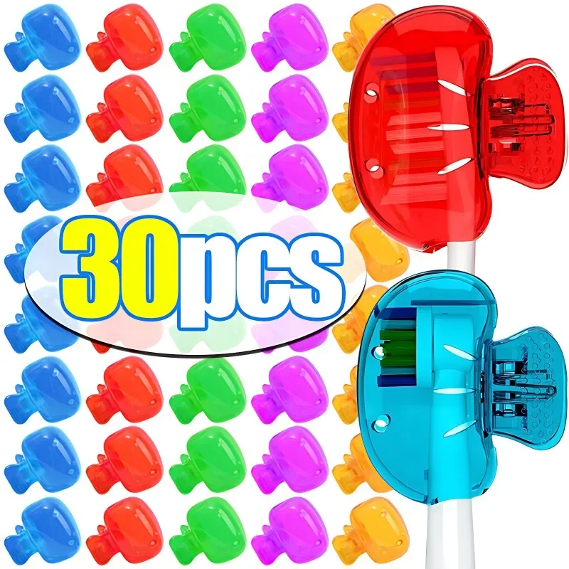 Portable Toothbrush Head Cover Clips Plastic Dustproof Head Germproof Protector Caps Travel Hiking Camping Bathroom Accessories toothbrush covers