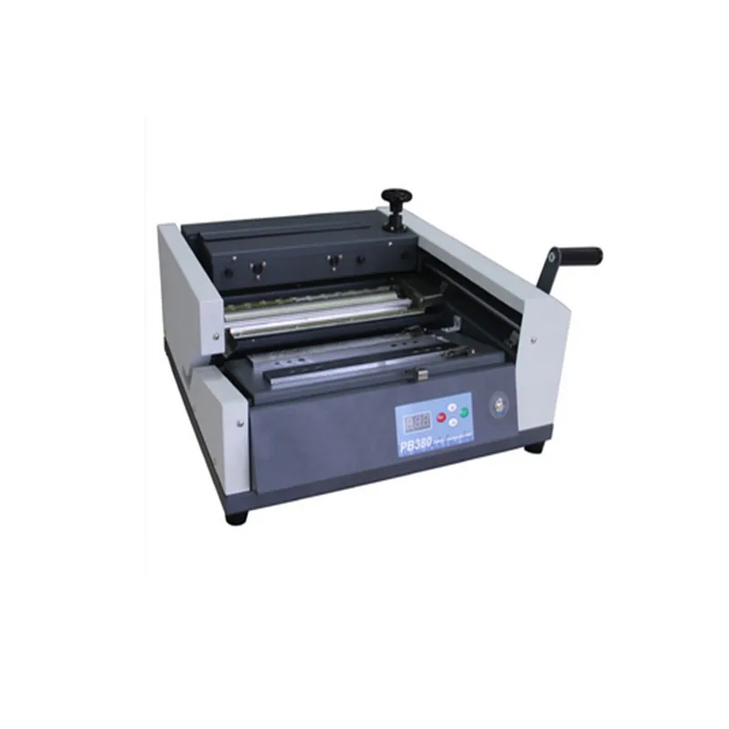 

A4 size desktop semi-automatic hot melt glue book binding machine
