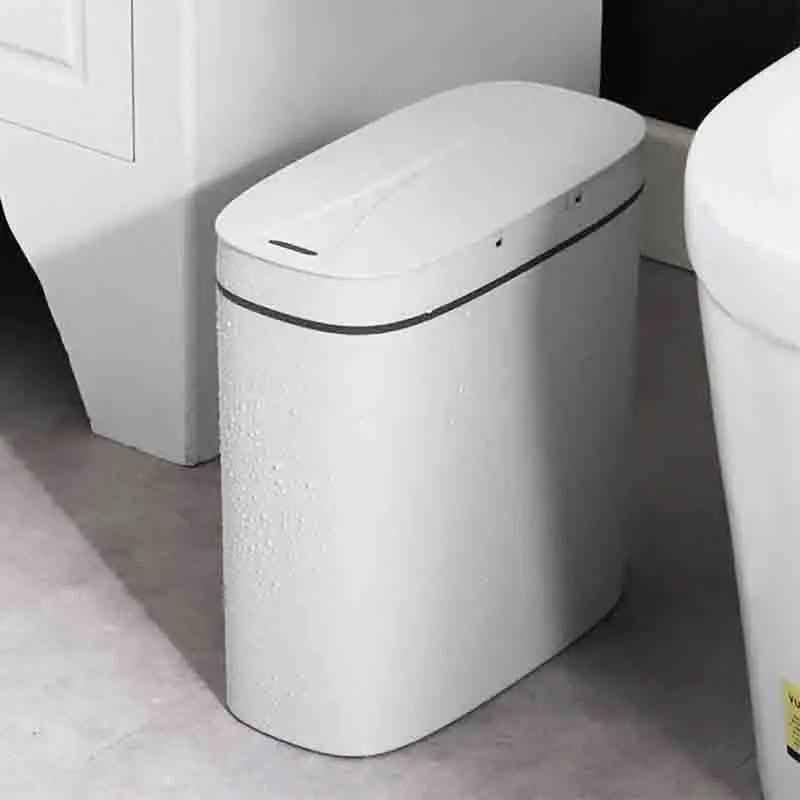 Smart Sensor Trash Can For Kitchen Bathroom Toilet Automatic Induction