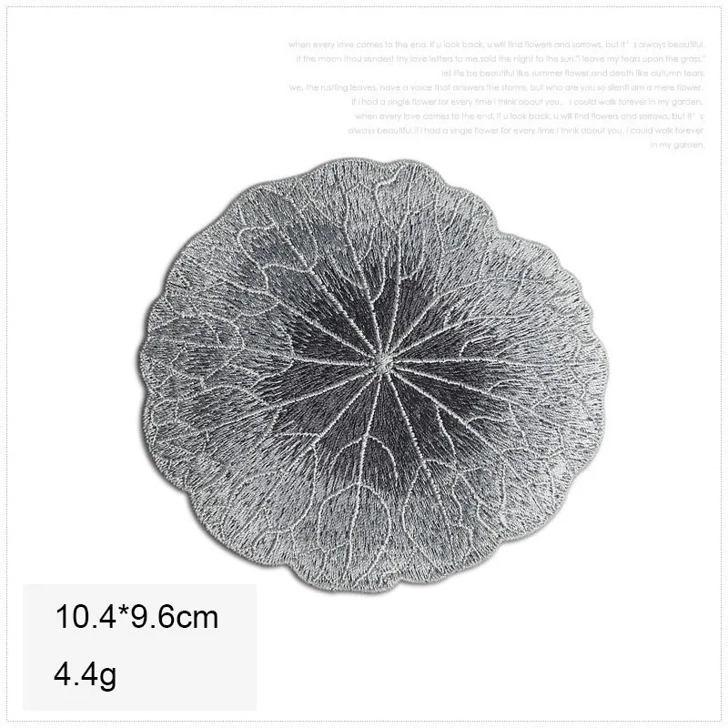 Lotus Leaf Bestickte Patch für Kleidung, Mehrfarbiges Aufnähen Patch für DIY, Stickerei im chinesischen Stil, klebfrei – Detail 10
