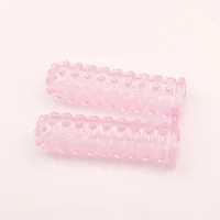 1PCS Kristall Wolf Zahn Doppel-Finger Zusammen Finger Abdeckung für Erwachsene Paare Sexuelle Frauen Klitoris Vaginale Stimulation sex Spielzeug 4