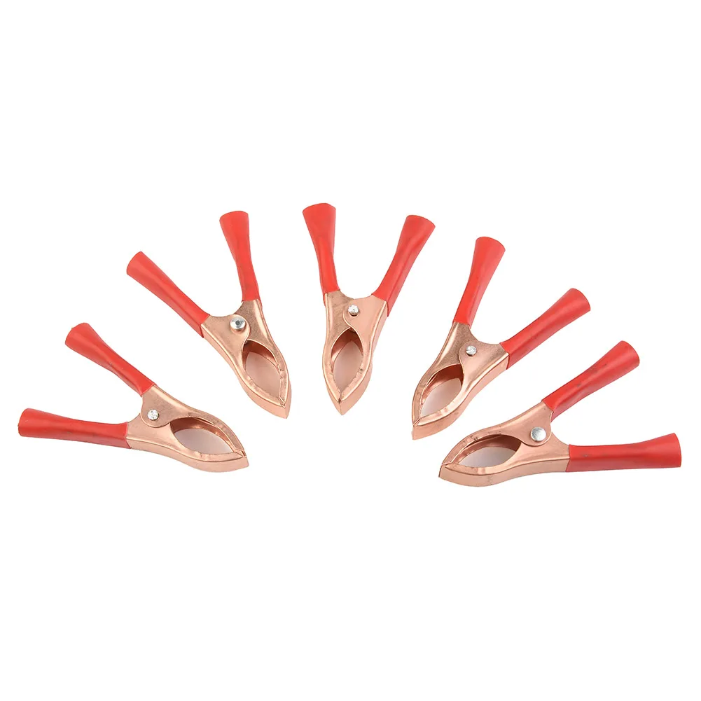 

10pcs 30A Car Alligator Clips Battery Clamps Crocodile Clip Aligator Clips 70mm Widely Used In Various Electrical Engineering
