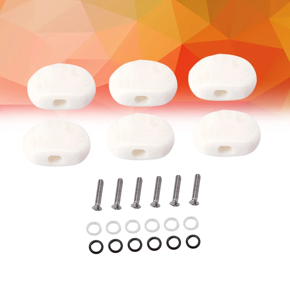 

PCS/ Set Vintage Tuners Machine Heads String Tuning Pegs Replacement Acrylic Buttons Keys for Electric Guitar 22.5mm GC801