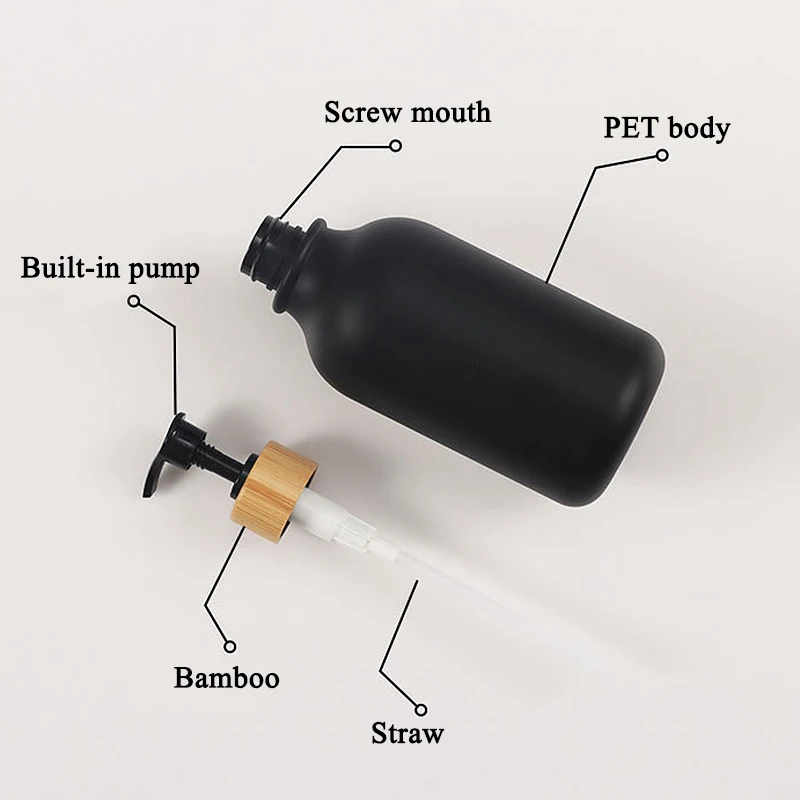 300/500ml Soap Dispenser Bottles Bathroom Bath Pump Bottle Refillable Shampoo Shower Gel Liquid Empty Bottles for Kitchen Soap dispenser soap pump shampoo bottles