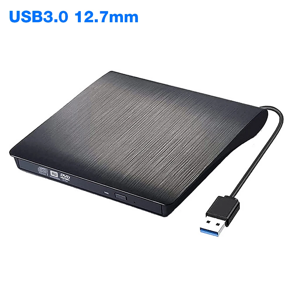 USB 3.0/USB 3.0 + Type-C Optical Drive Case Slim DVD External Enclosure 9.5mm/12.7mm SATA To USB CD ROM ODD Case Box for Laptop