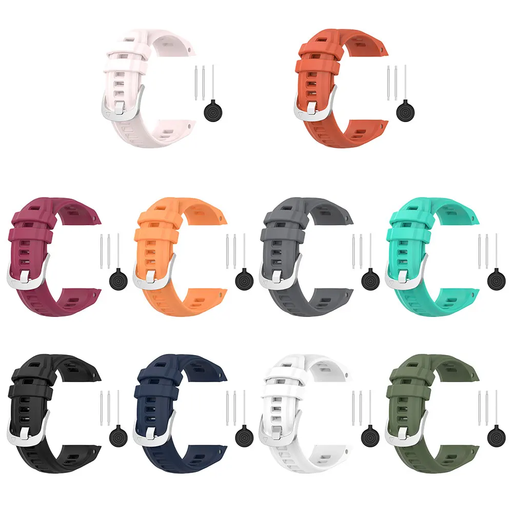 Silicone Sport Wristband Replacement for Garmin Instinct 2s Smartwatch