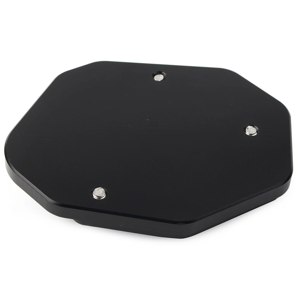 Aluminum Motorcycle Side Stand Extension Pad Kickstand Enlarger Plate For YAMAHA Tenere 700 2019