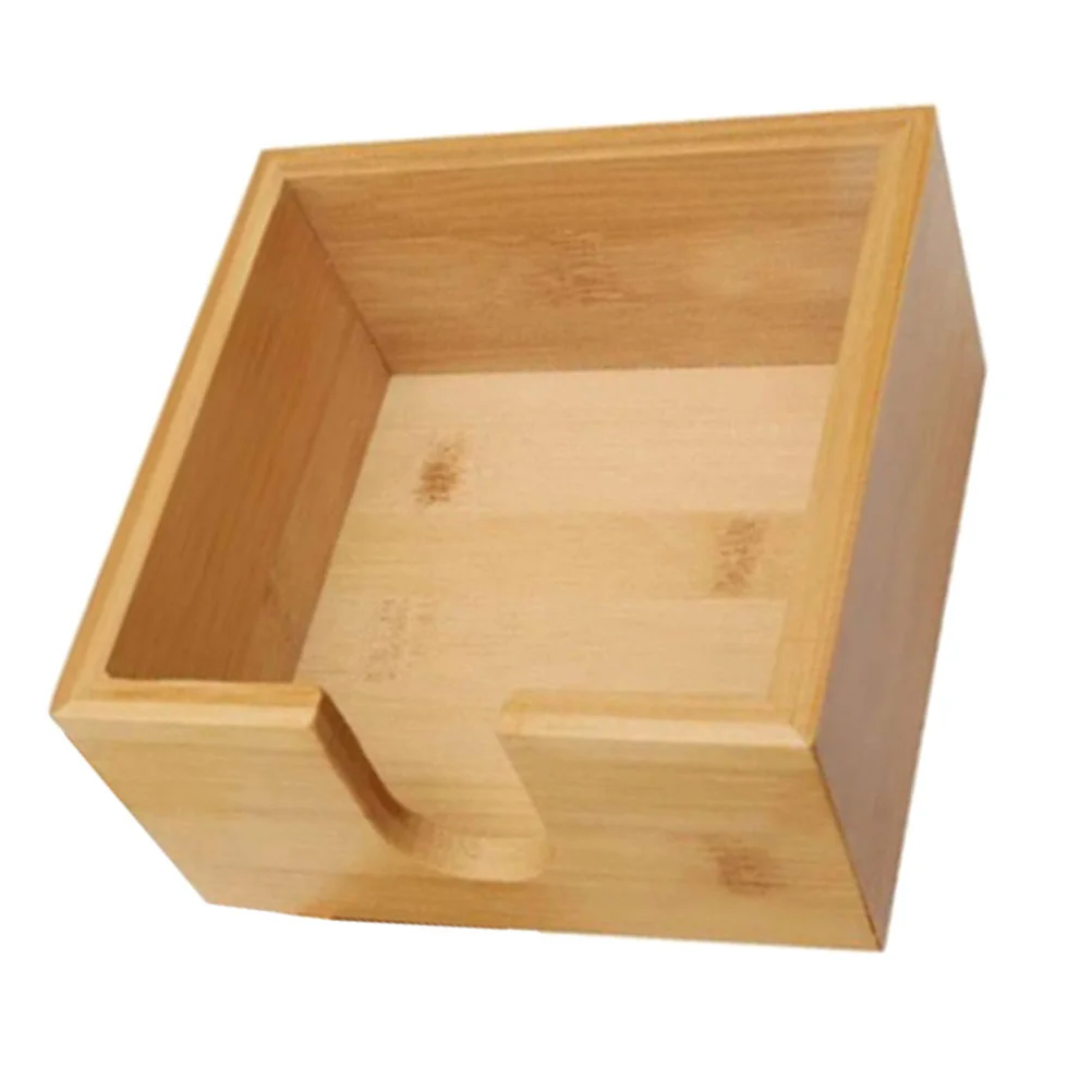 

Napkins Holder Restaurant Accessory Multi-function Case Bamboo Napkins Living Room Drink Dispenser Dining Table Paper Holder