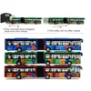 City Express Bus Double Buses Diecast Vehicles Toys Funny Pull Back Car Children Kids Gifts 1:64 Alloy City Bus Model Vehicles 4