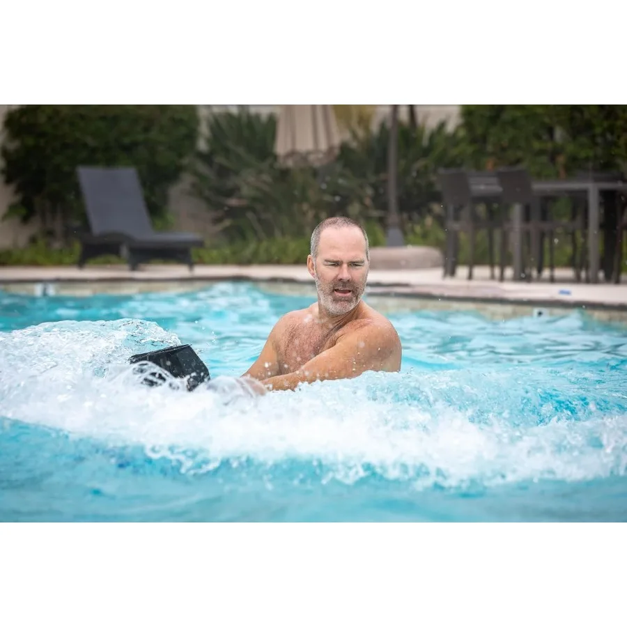 HYDRO-BELL Pool Weights for Water Exercise Pair | Water Weights | Functional Strength Training with Pool Weight | Aquatic Exerci