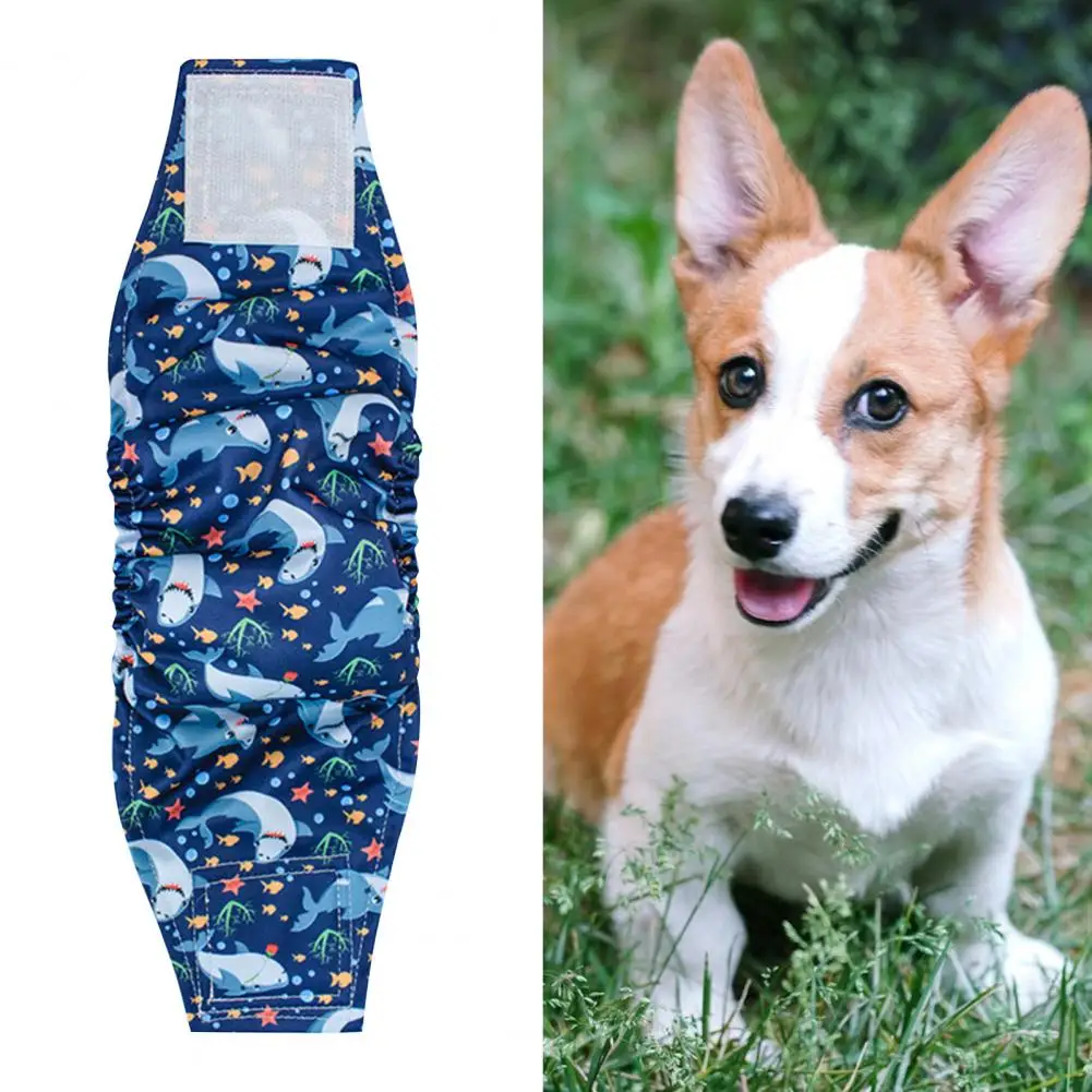 Title 14, Male Dog Belly Band Diapers Fastener Tape Adjus...