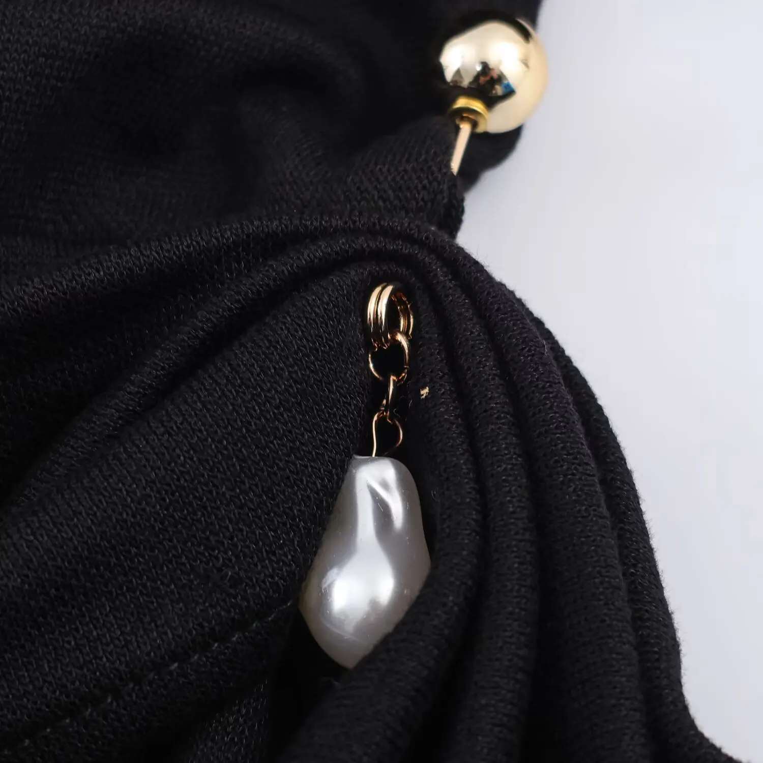 Women's Solid Black Long Dresses Spring Female Long Sleeve Soft Midi Dresses Fashion Elegant Lady Folds High Street Slim Dress