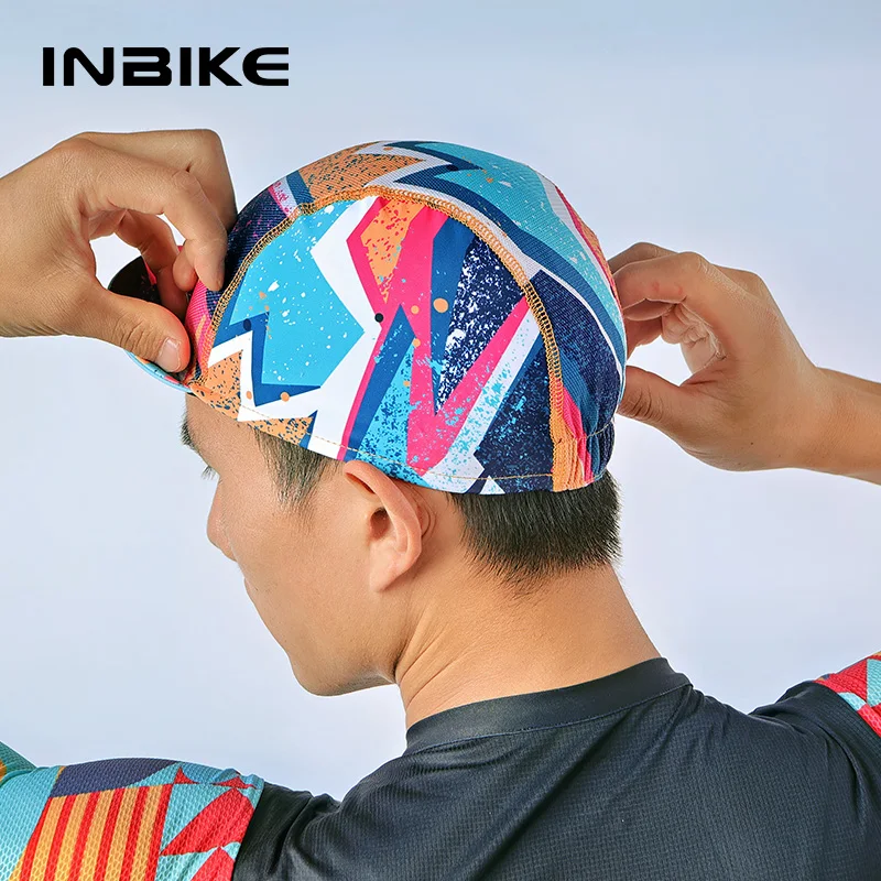 Cycling Caps Bicycle Riding Cap Summer Men's Caps Road Bike Elastic Mesh Fabrics Outdoor Fishing Bike Quick-Drying Hats INBIKE