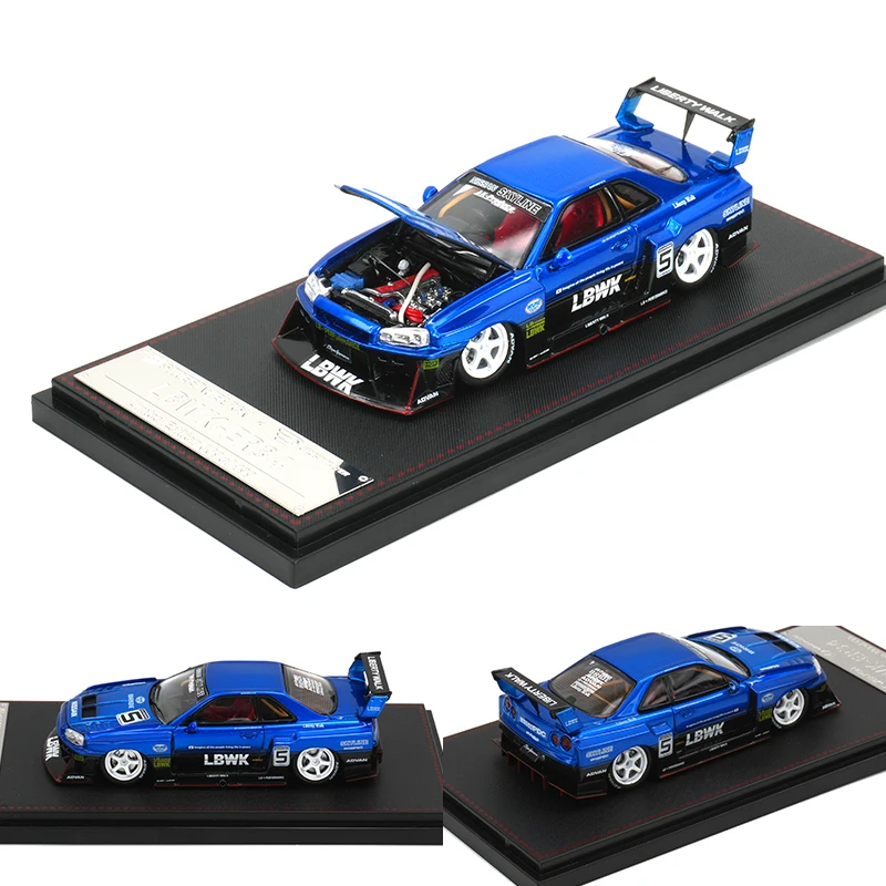 SW In Stock 1:64 LBWK Skyline GTR ER34 Super Silhouette