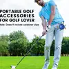 Golf Tee Holder For Bag Portable Small Ball Tee Holder Colorful Golf Ball Tee Holder Novelty Keychain Accessory For 3 1/4 2 3/4 4