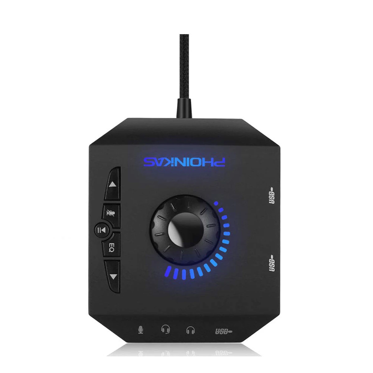 

Внешняя стереокарта Phoinikas T10 с мульти-переключателем и штекером для микрофона 3,5 мм