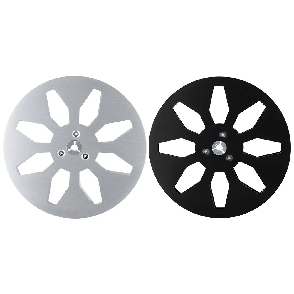 1/4 7 Inch Opener Empty Reel Aluminum Alloy Sound Tape Empty Reel Recording Tape Replacement for To Recorders