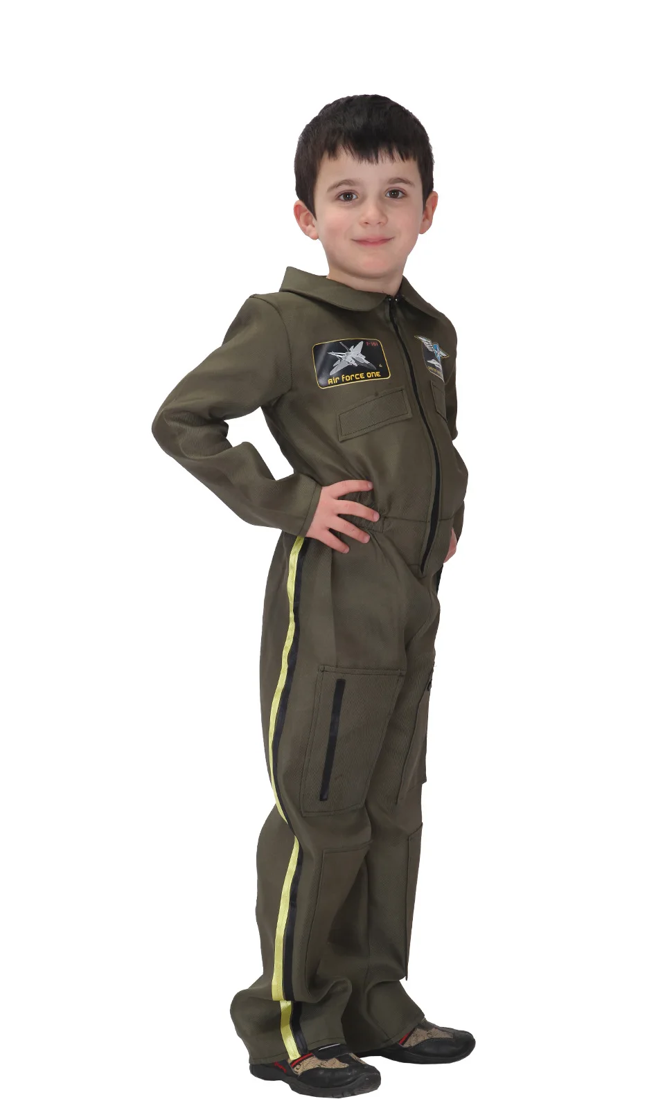Halloween Boy Pilot Astronaut Jumpsuit for Cosplay Jumpsuit,Superhero Cosplay Costume,Kids Cosplay Costume,Kids Pajama Costume