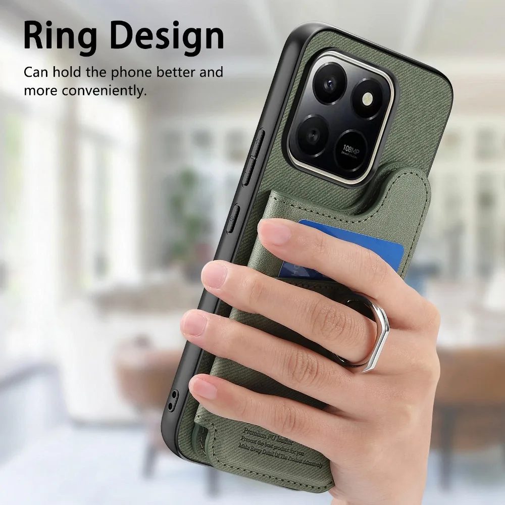 Luxury Leather Card Case with RFID Protection