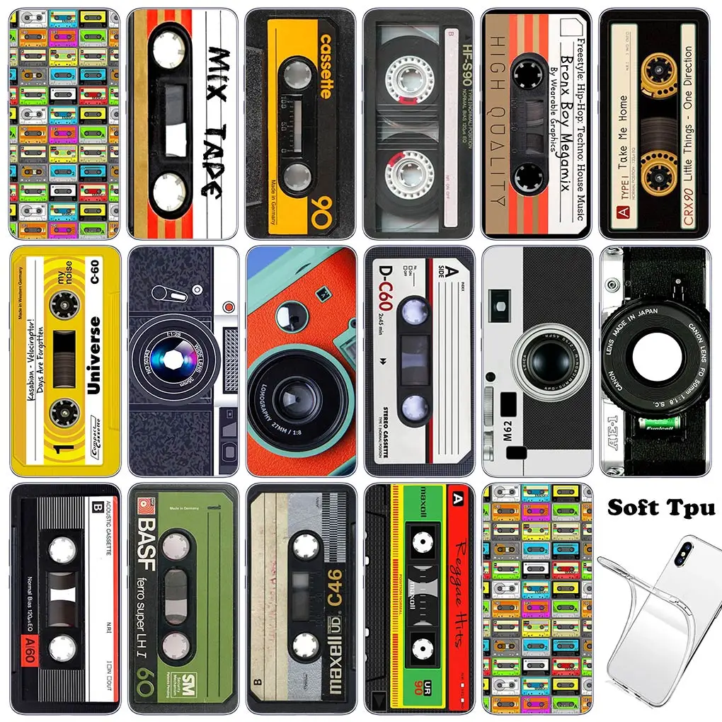 Retro Camera Vintage Cassette Tape Design Phone Case