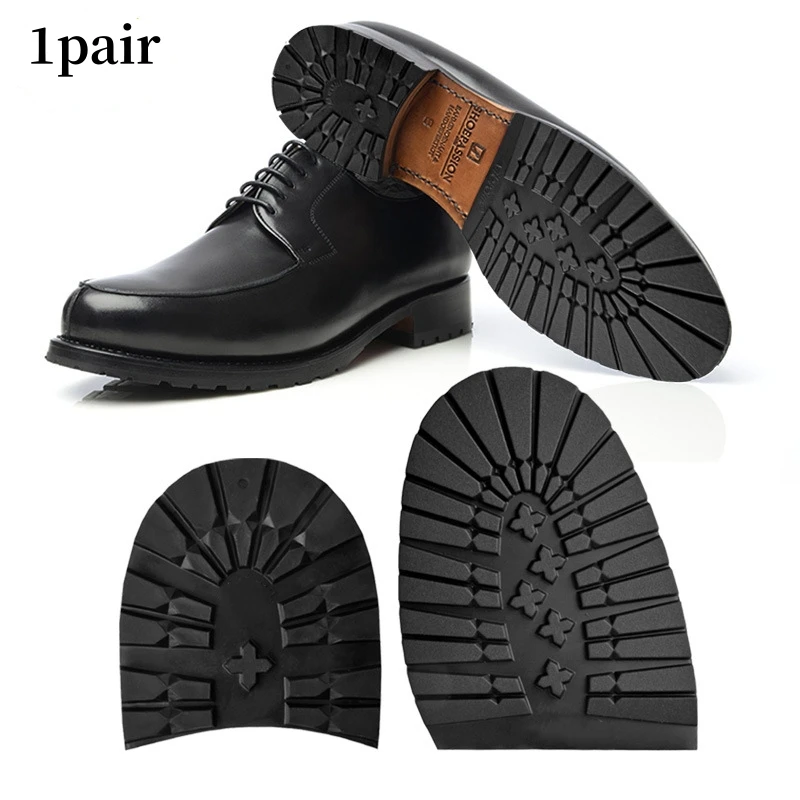 Thicken Rubber Shoe Soles For Men Leather Business Shoes Anti-slip Wear-resistant Outsole Repair DIY Replacement Outsole Mat Pad