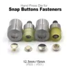 KALASO #501 #503 Good Quality Brass Material Snap Fasteners Buttons Pressure Dies Mould Tool 12.5mm 15mm For DIY Craft Supplies 1